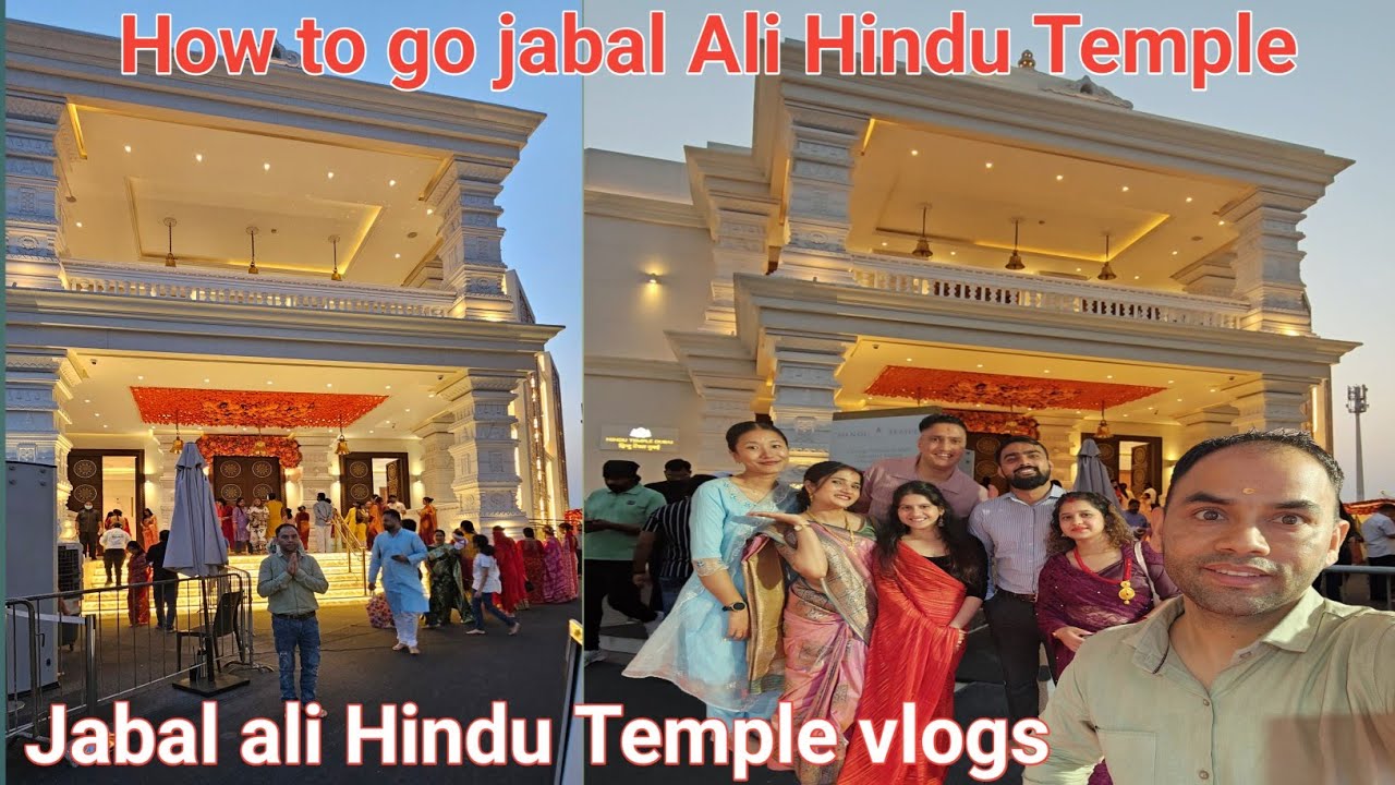 How to go jabal Ali Hindu Temple ! Indian  Temple Dubai vlogs 2025 ! Dubai UAE
