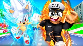 Becoming Super Fast With Hyper Sonic In Roblox