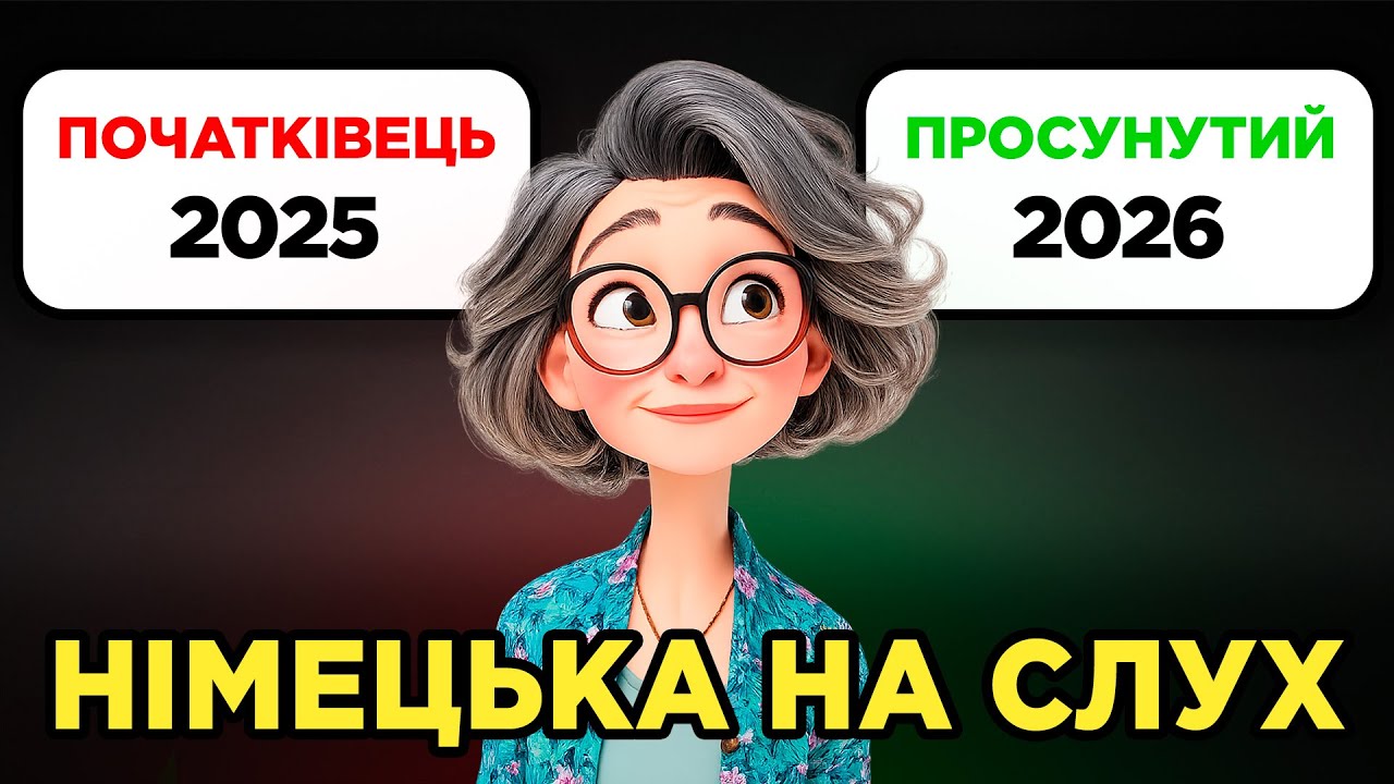 2026 рік буде вирішальним ✨ Ще є час ПІДТЯГНУТИ НІМЕЦЬКУ 🇩🇪 Вчимо ЛЕГКО через короткі розповіді 🎧