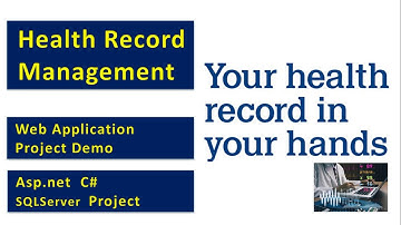 Patient Health Record Management ASP.net C# Online Project | File upload download | asp160 #highblix
