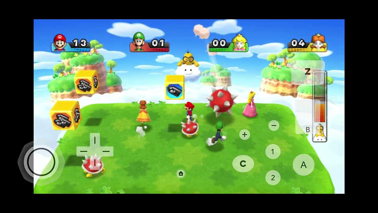 Mario party 9 Lakitu boss fight