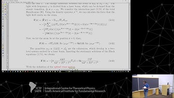 Atom-light interaction and basic applications (4 of 5)