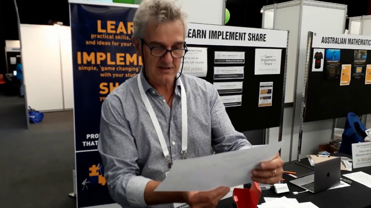 The Learn Implement Share Draw at the 2018 MAV conference - YouTube