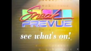 Sneak Prevue AND Prevue Channel 11/16/97 Cox Cable Providence, RI