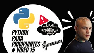 Aprendamos juntos lo basico de Python en FreeCodeCamp ( List comprehension 1-5 )