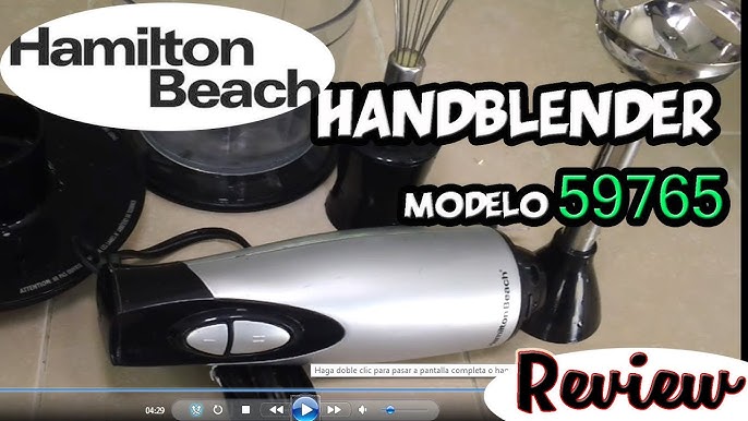 Hamilton Beach 59765 Immersion Hand Blender with Blending Wand, Whisk – STL  PRO, Inc.