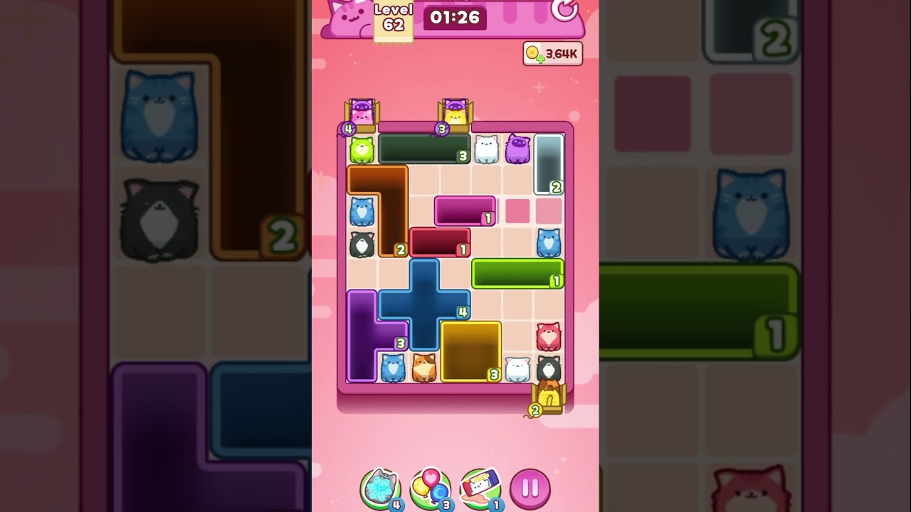 Drop the cat] Level 62 - YouTube