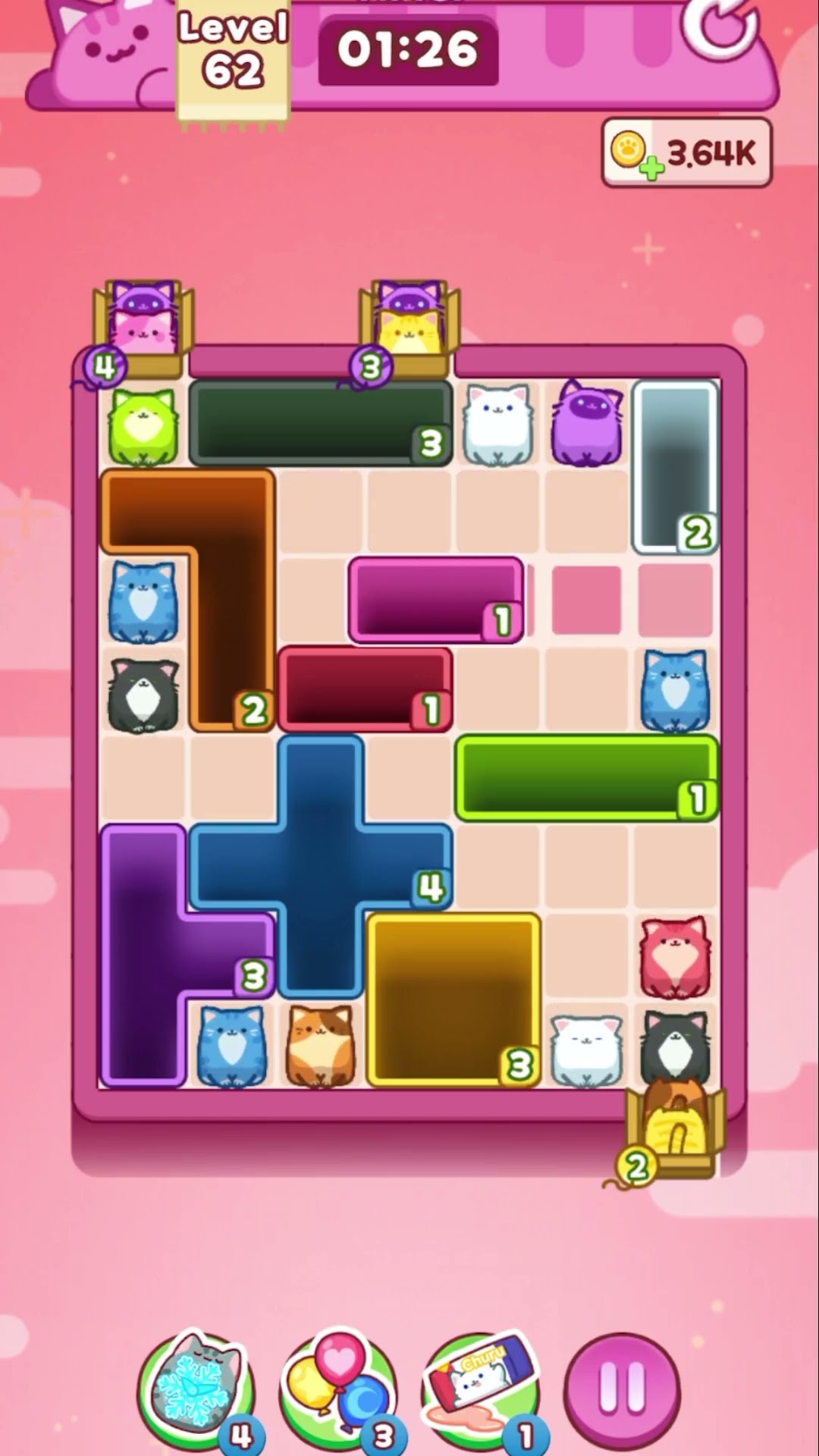 Drop the cat] Level 62 - YouTube