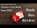 June 2023 Aaron&#39;s Cozy Mystery Book Box Unboxing