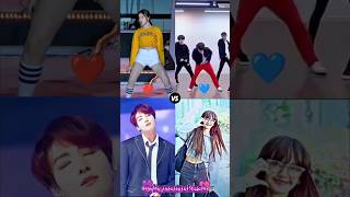 Nancy Vs Lisa x BTS V 🔥 Nancy momoland  #shorts #shortvideos #shortsfeed #trendingshorts #bts