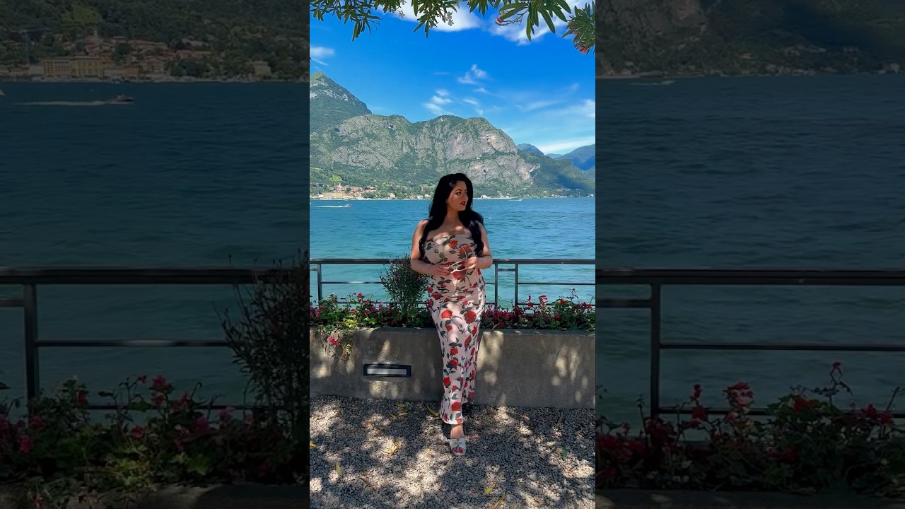 Italian Summer Style | Floral Dress in Bellagio 🌸🇮🇹