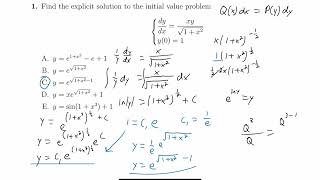 MA 266 Fall 2023 Exam 1