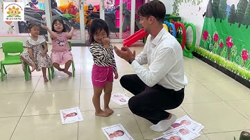 Tiết học tiếng Anh của các bé Trường Mầm non TUỔI HOA