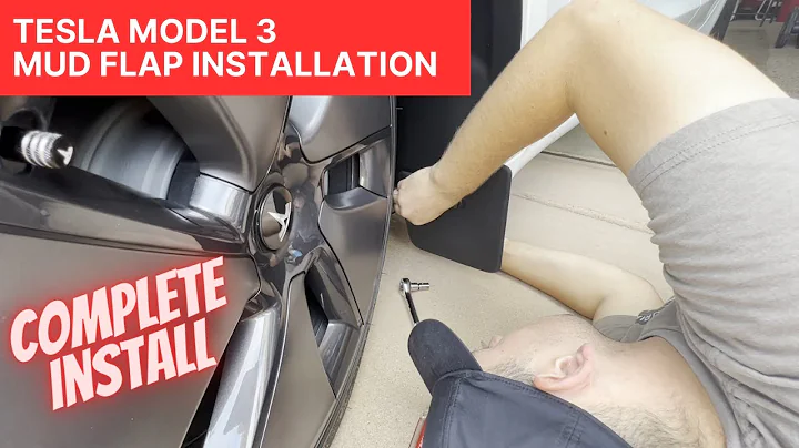 Tesla Model 3 Mud Flap Installation