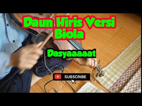 Daun hiris versi Biola