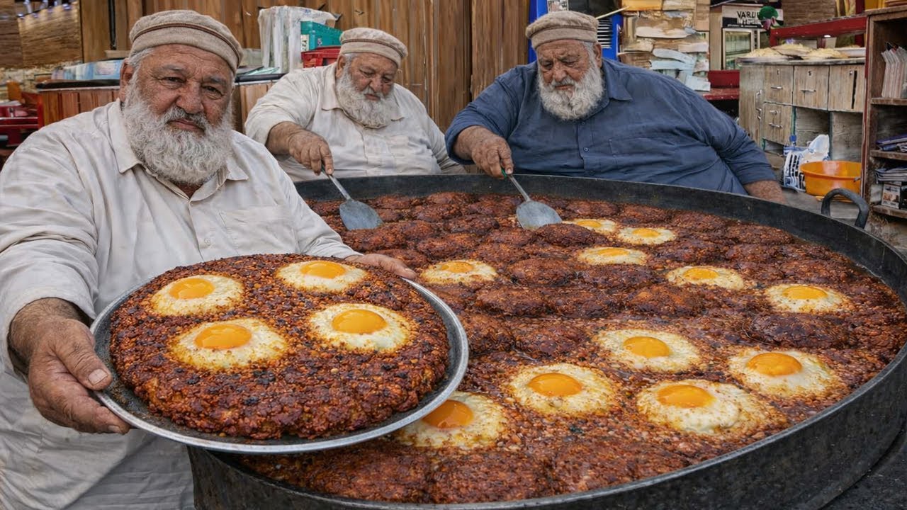WORLD'S Most BIGGEST Pizza CHAPLI KABAB - 1 Piece 6 KG - MASSIVE Salaar SPECIAL Chapli Kabab