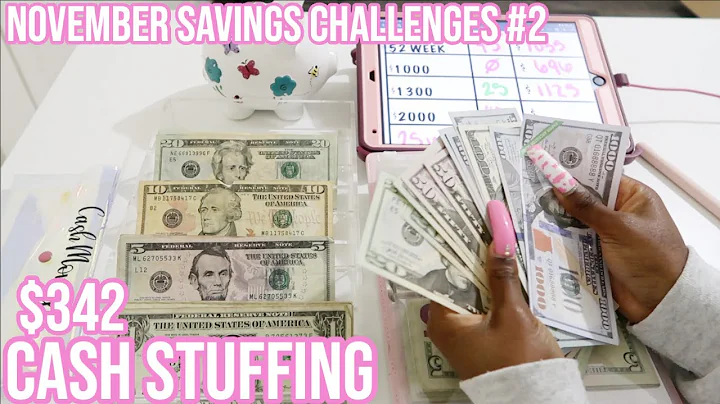 CASH ENVELOPE STUFFING SAVINGS CHALLENGES | NOVEMBER #2 2022 | $342 LOW INCOME | CASH STUFFING