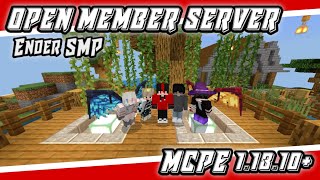 OPEN MEMBER SERVER MCPE 1.18.10+ | Ender SMP screenshot 4