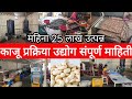 काजू प्रक्रिया उद्योग माहिती व मार्गदर्शन, काजू कसा तयार होतो Cashew Processing business