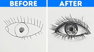 Brilliant Drawing Tips For Beginners || Easy Ways To Draw Faces
