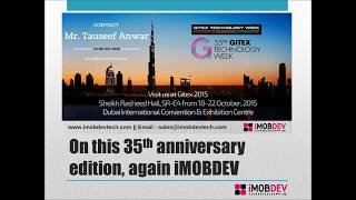 Software Development Company @ GITEX 2015 Dubai Event/Exhibition/Offers - iMOBDEV Technologies