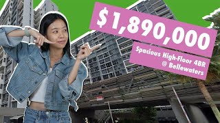 Bellewaters | Spacious High-Floor 4-Bedroom Unit | $1,890,000