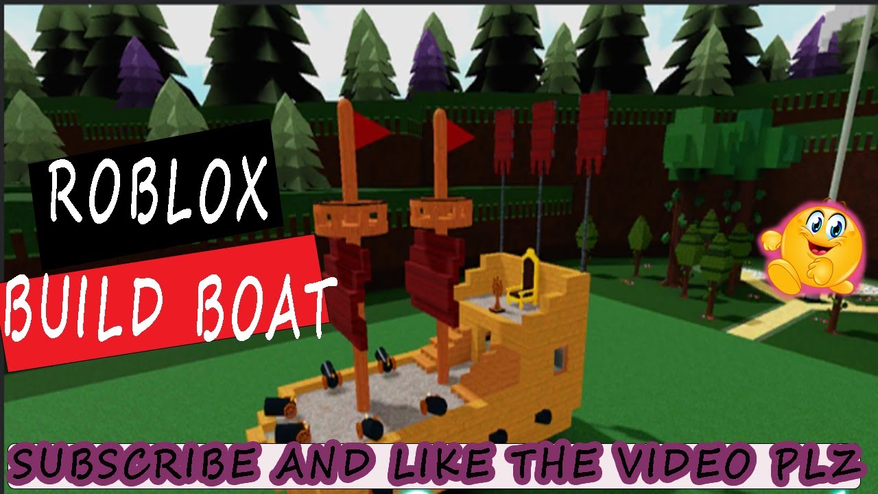 Roblox build boat for treasure YouTube