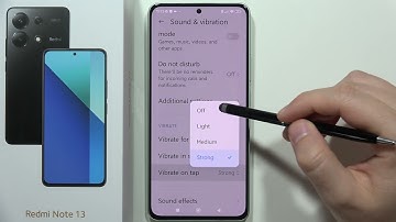How to Turn OFF Touch Vibration on Redmi Note 13 - Disable Vibrate on Tap