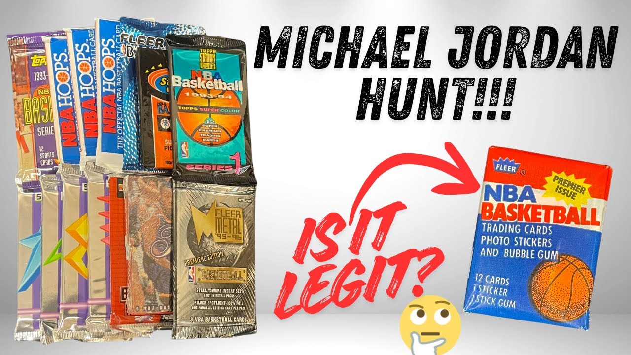 Старые баскетбольные наборы с Джорданом-новичком!