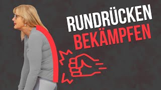 Rundrücken effektiv begradigen ⚡ Dehne DIESEN Muskel!