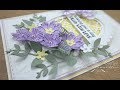 Lilac and Lemon Card & Box - Complete card and Box Die Set