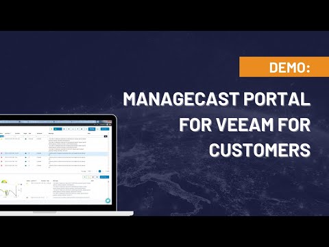 Managecast Portal for Veeam for Customers
