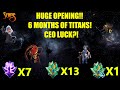 I saved titans for 6 MONTHS!! LIVE opening!!