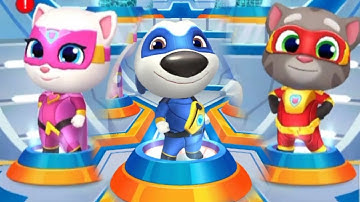 Talking Tom Hero Dash - Run Game : Gameplay Walkthrough All Level ( Android / IOS )