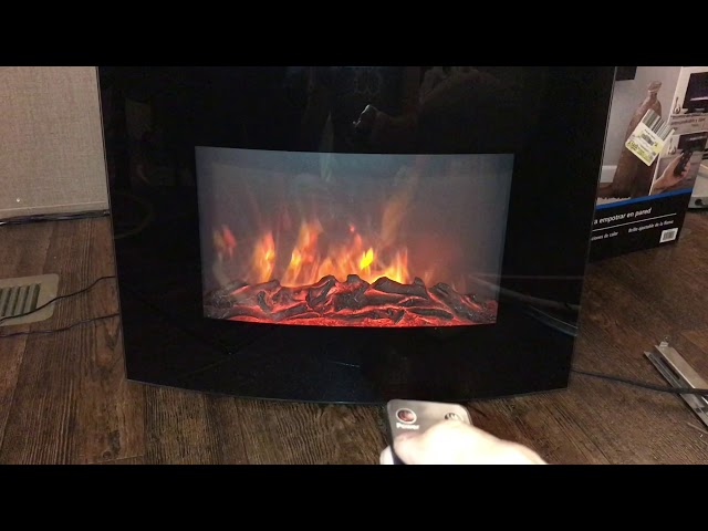Mainstays Fireplace Heater - YouTube
