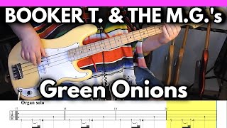 Booker T. & The M.G.'s - Green Onions [1962] | BASS Cover | TABS