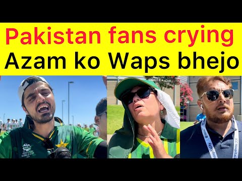 USA Beat Pakistan 🛑 Pak fans crying 😢 over heavy loss vs USA in ICC T20 World Cup 2024