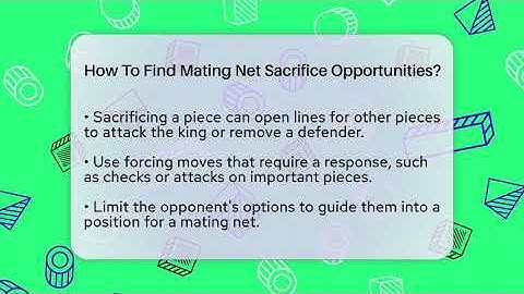 How To Find Mating Net Sacrifice Opportunities? - The Chess Codex