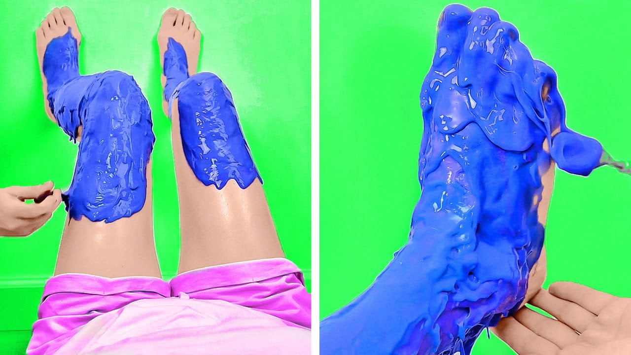 Human Body Parts From Silicone And Liquid Plastic