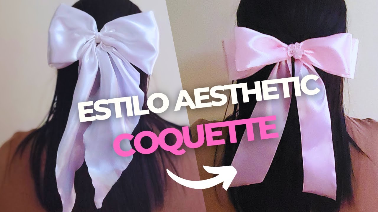 lazos en el pelo: Coquette hair, el peinado fácil para invitada o para  diario