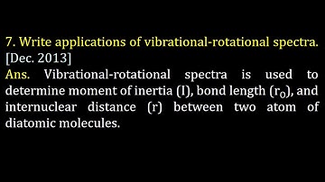 FAQs Nuclear Chemistry, Molecular Spectra Unit 4 Chemistry-303- GU