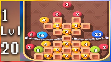 Bubble Buster 2048 - Gameplay Walkthrough - Levels 1-20