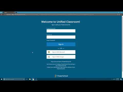 Unified Classroom Login: Students