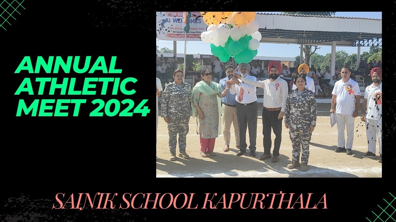 Arjuna Awardee Brig Harcharan Singh (Retd) VSM / Sainik School Kapurthala / Athletic Meet 2024