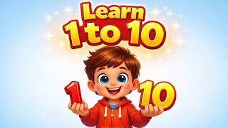 Learn Counting 1 to 10 | Fun Kids Rhyme | Numbers Song for Children 🎵