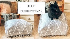 DIY moroccan style ottoman ( floor Pouf)