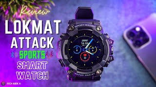 Lokmat Attack Best Budget Outdoor Sports Smartwatchdetailed Review Unboxing With A Water Test