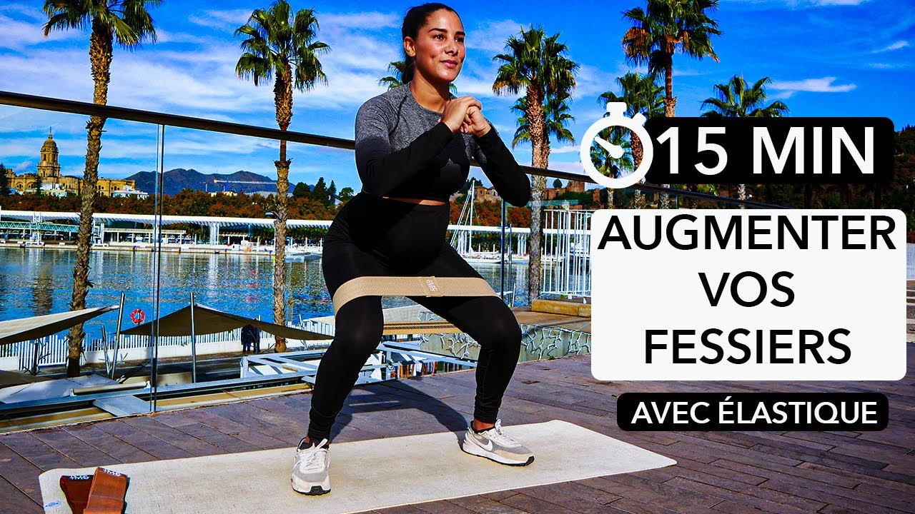 15 MIN ENTRAÎNEMENT FESSIERS AVEC ÉLASTIQUE À LA MAISON POUR LES DÉBUTANTS