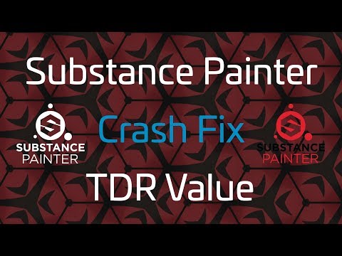 How to Change Substance Painter TDR Value