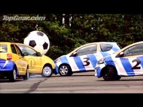 Top Gear - car football - Volkswagen Fox vs. Aygo ...